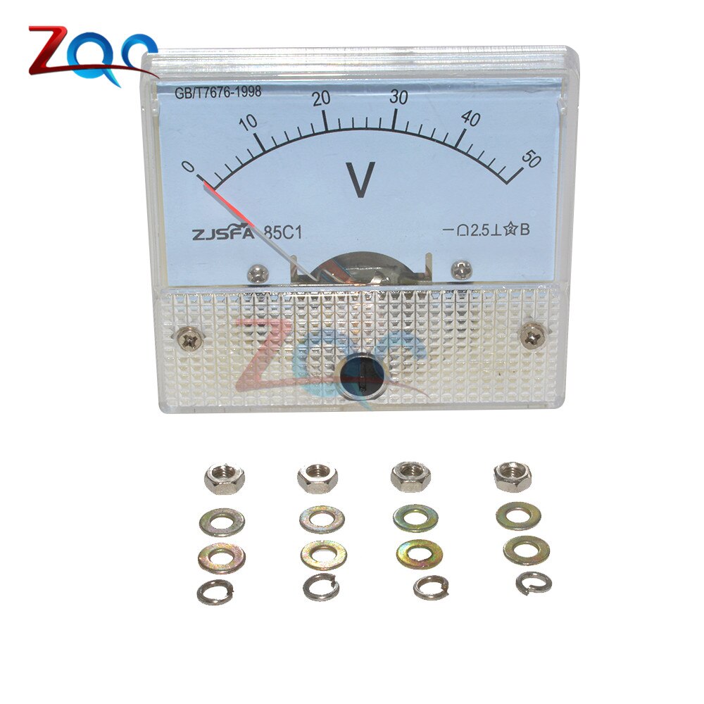 C Dc V Analoge Panel Volt Voltage Meter Voltm Grandado