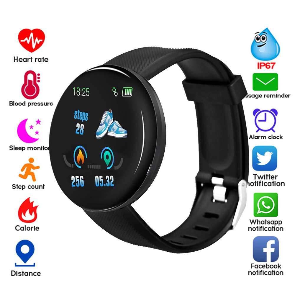 Plus Bluetooth Montre Intelligente Hommes Femmes Tension Art Rielle