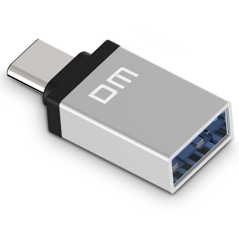 DM Type C Adapter Silver USB C Male To USB3 0 Femail USB OTG Converter