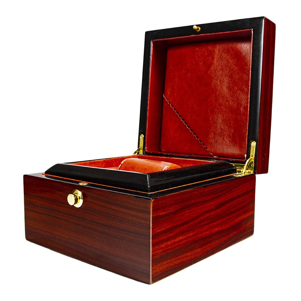 Luxe Houten Horloge Box Enkele Houder Sieraden Col Grandado