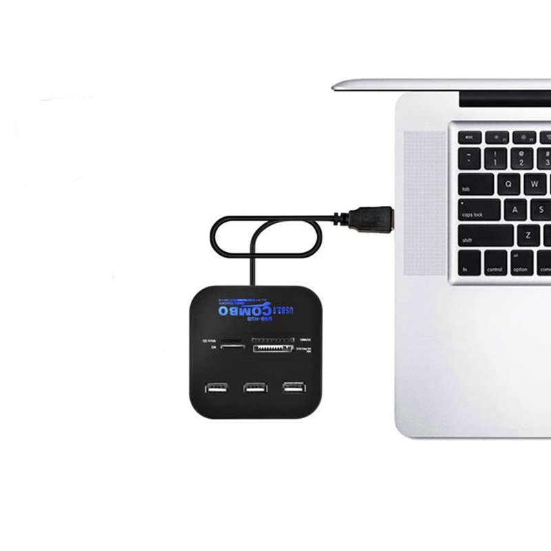 Twobro USB Hub 2 0 3 Poorten TF Micro Sd Kaartleze Grandado