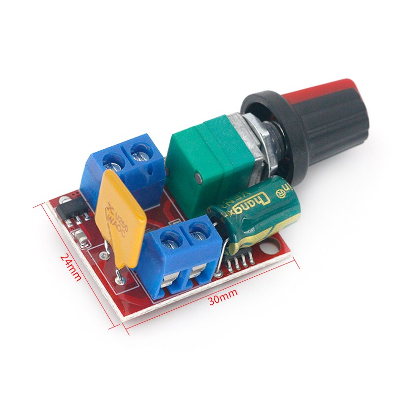 Mini A Pwm Max W Dc Motor Speed Controller Modu Grandado