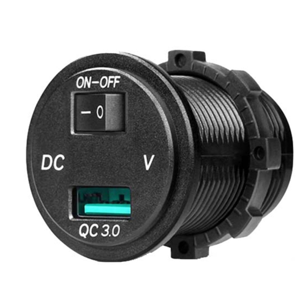 Waterdichte Qc Usb Car Charger Met Digitale Sp Grandado