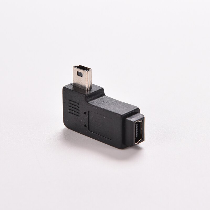 90 degrés Mini USB 5pin mâle à femelle prise adaptateur de