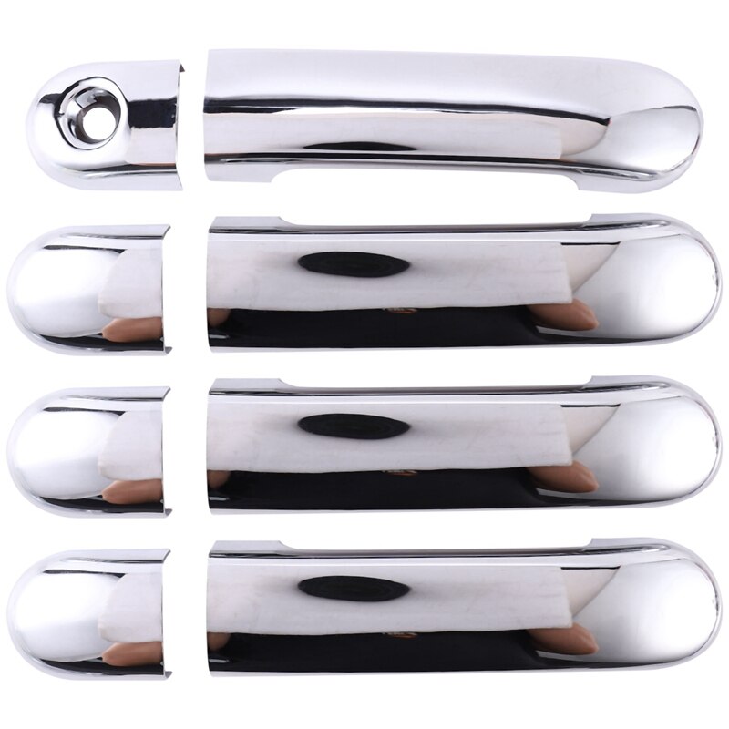 New Pcs Abs Chrome Trim Deurgreep Cover Trim Overl Grandado