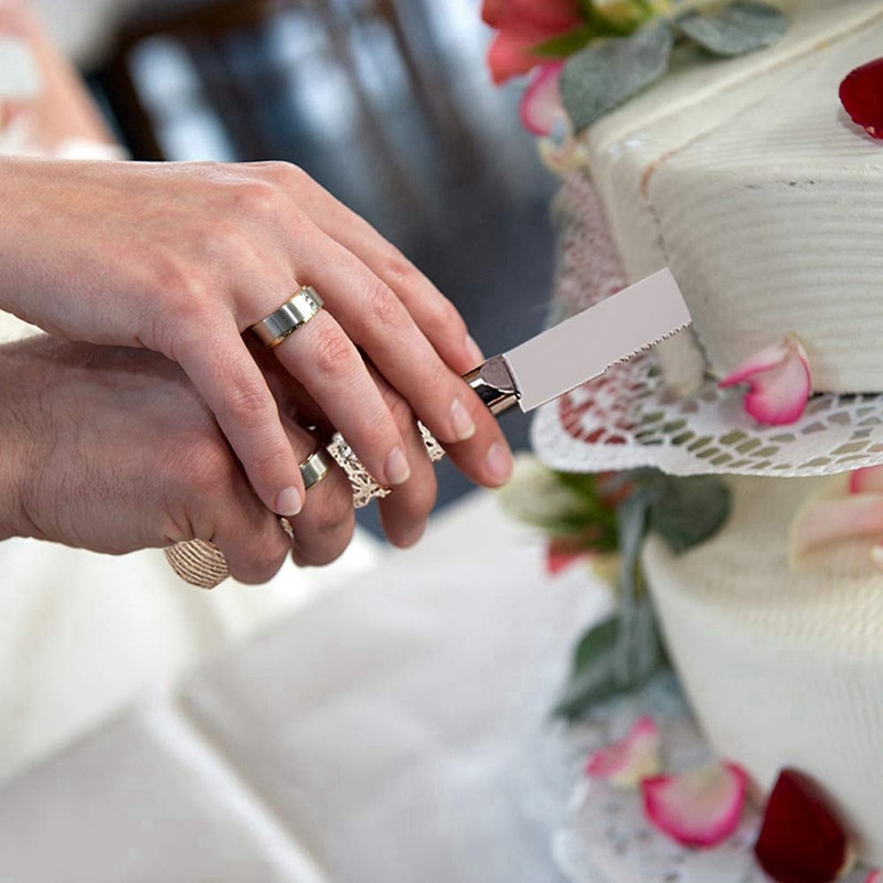 Couteau à gâteau de mariage rustique et ensemble d Grandado