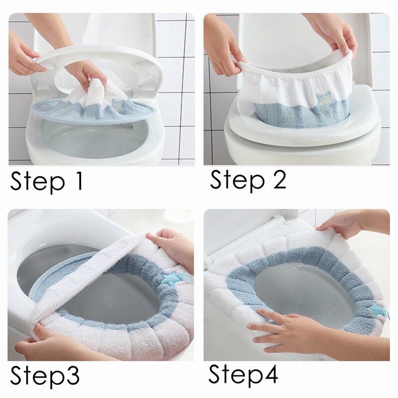 Dikke Warm Toilet Seat Cover Universele Wc Mat Hui Grandado