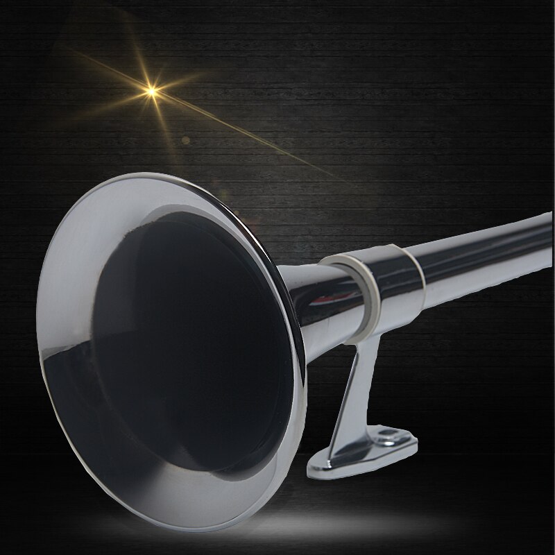 Universal Super Loud Sounds Trumpet Air Horn 150DB Chrome Siren Tone