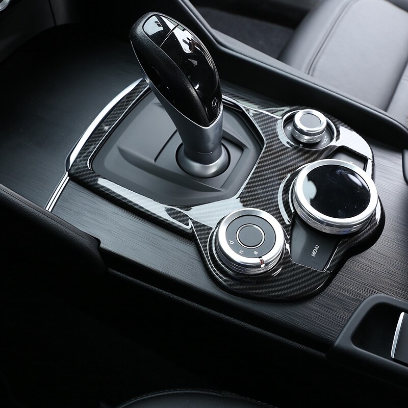 Carbon Fiber Stijl Abs Center Console Decoratie Fr Grandado