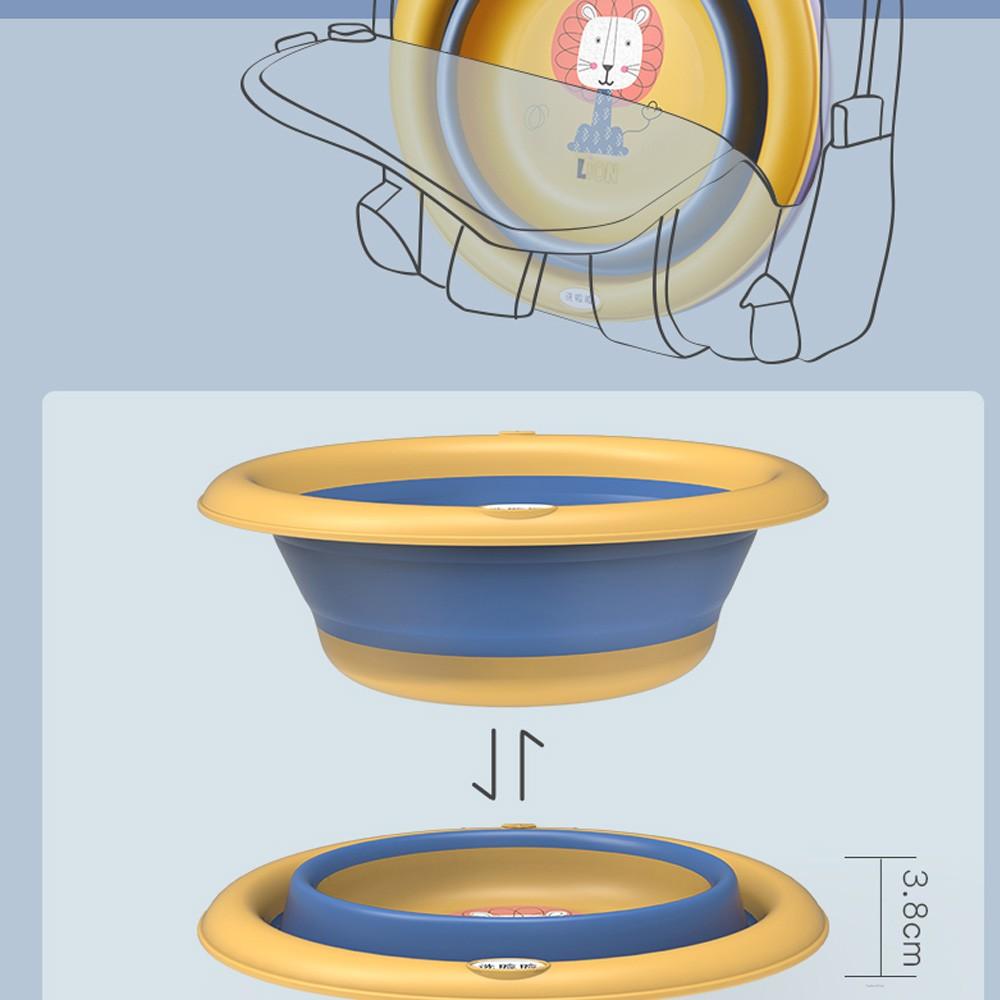 Opvouwbare Baby Bad Vouwen Wastafel Siliconen Bad Grandado
