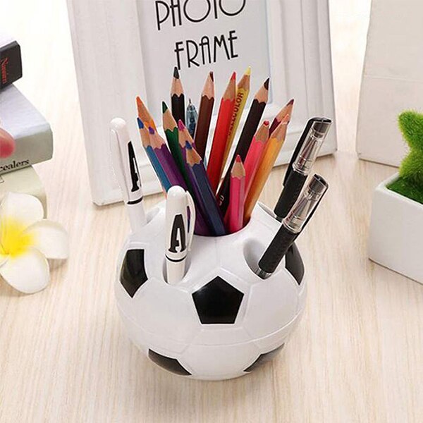 1 Pcs Stijl Voetbal Pen Houder Voetbal Vorm Tool S Grandado