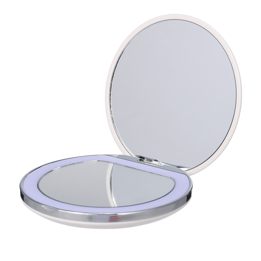 Miroir Cosm Tique Mini Miroir De Maquillage Led Grandado