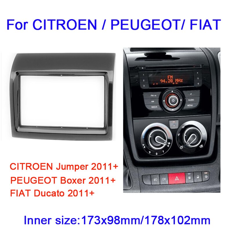 Autoradio Fascia Voor Citroen Jumper Peugeot Boxer Grandado