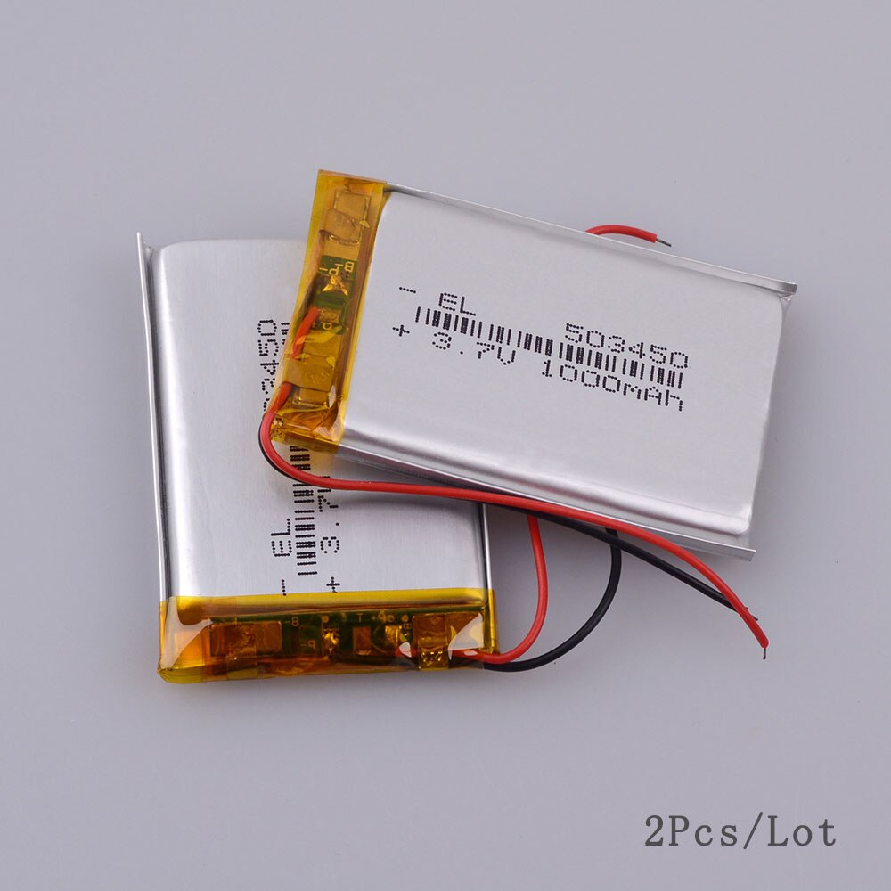 503450 3 7V 1000Mah Lithium Polymer Lipo Oplaadbar Grandado