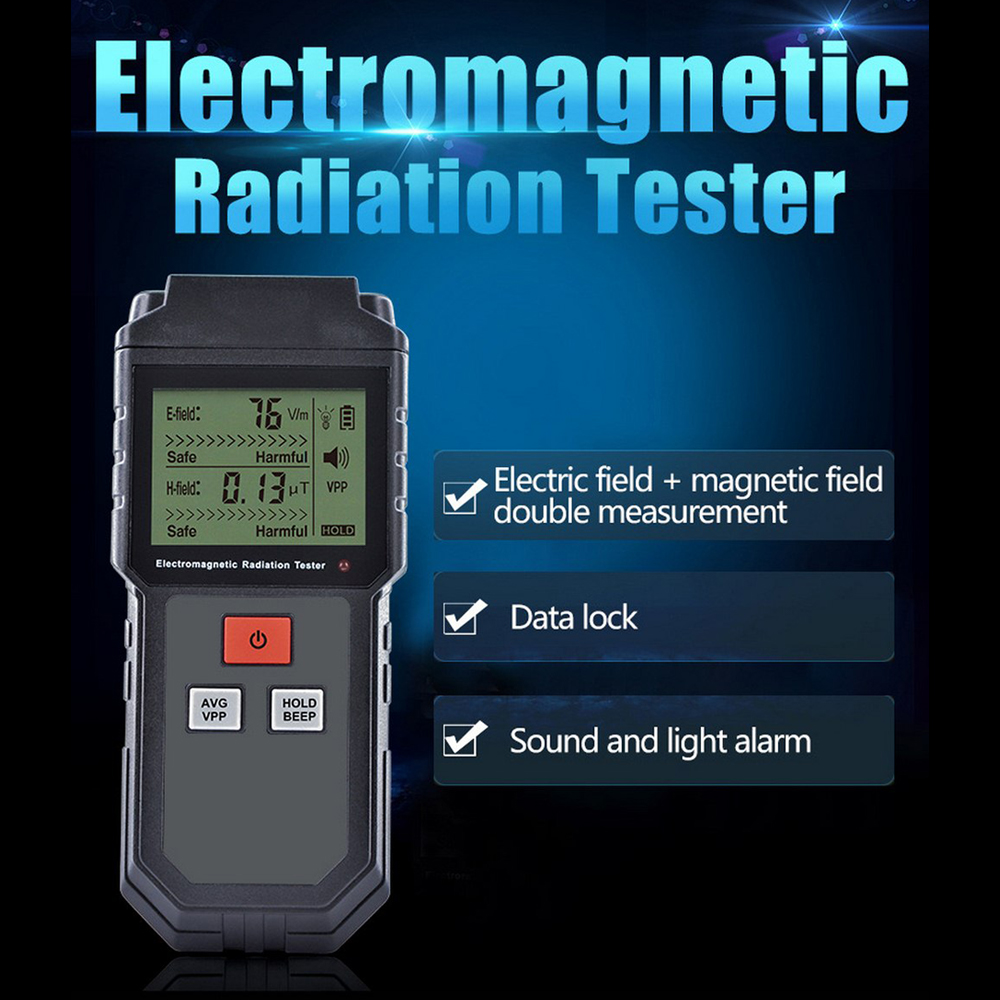 Elektromanyetik radyasyon test cihazı EMF metre el Grandado