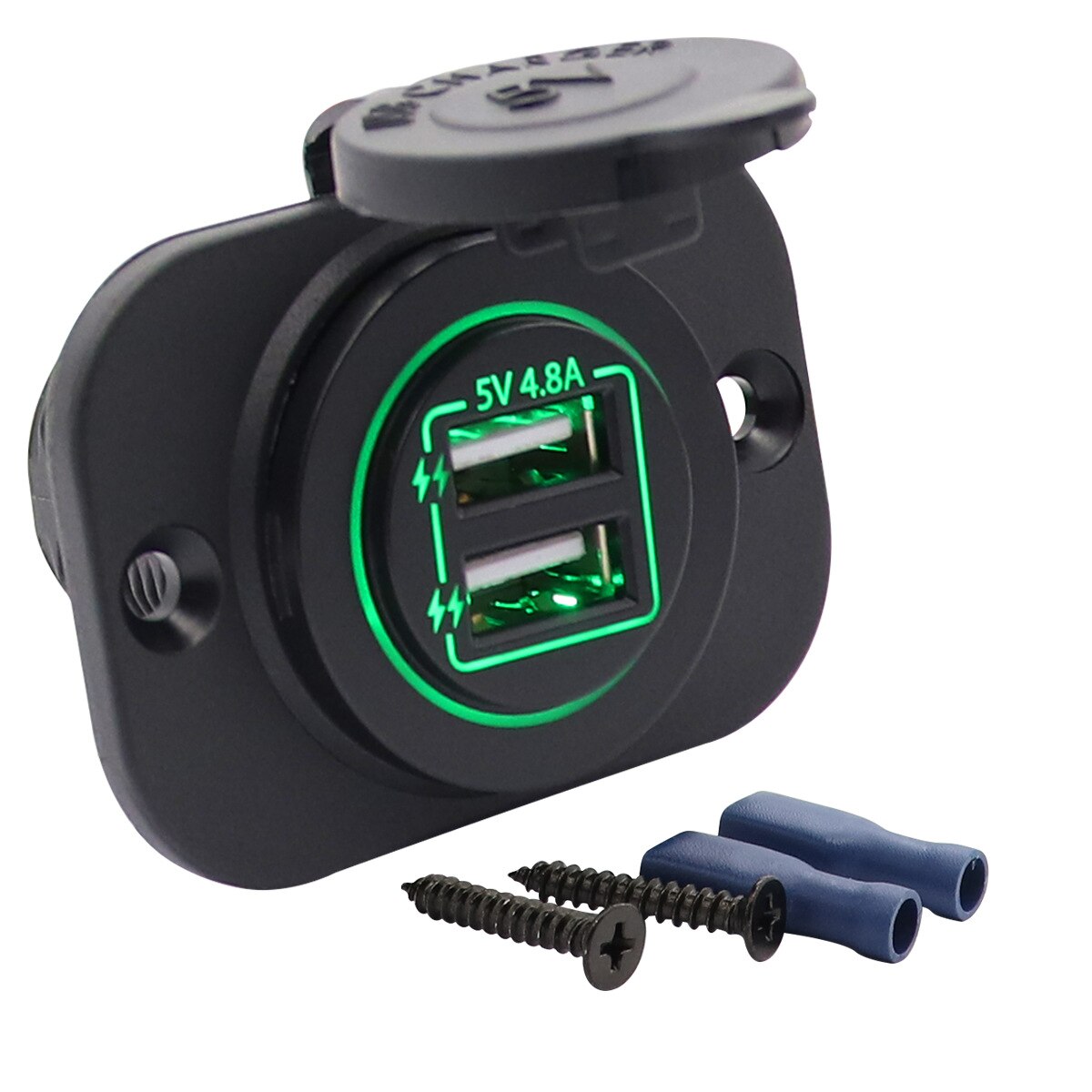 V V Waterdichte Auto Doul Usb Charger Socket Grandado