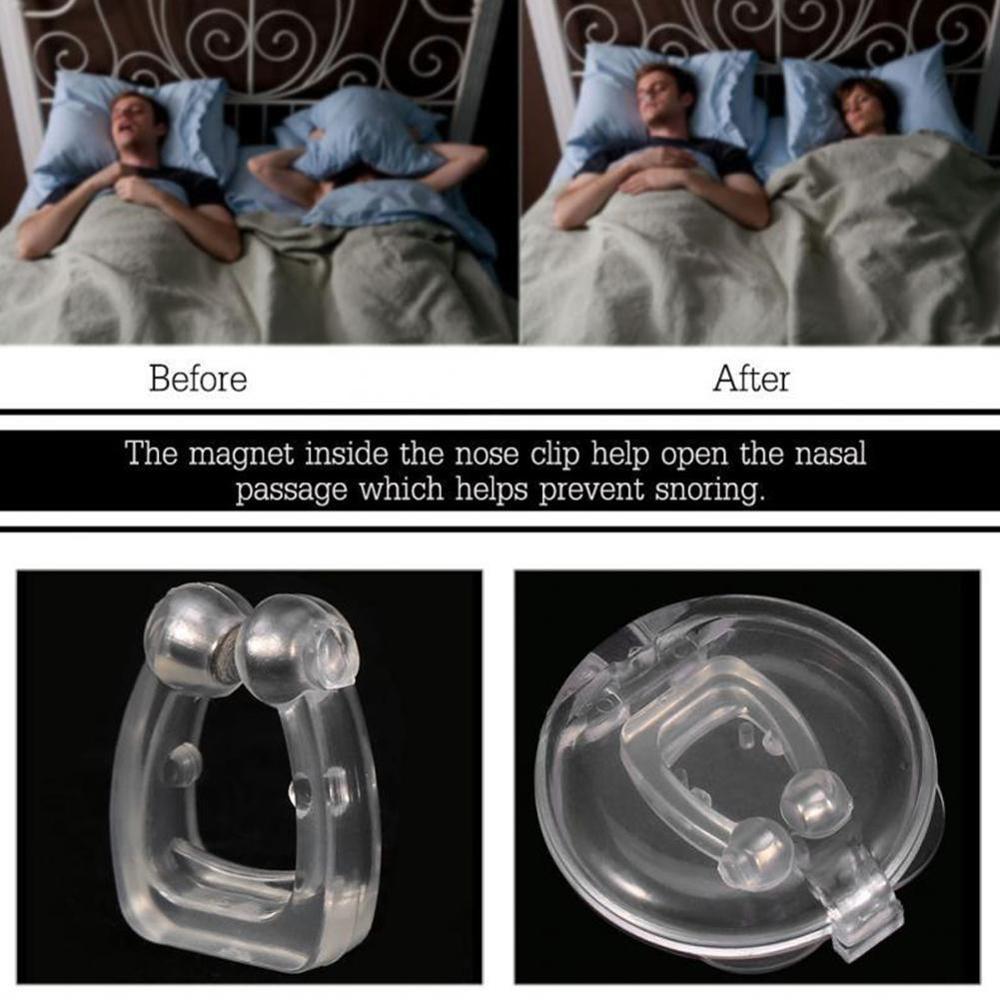 Anti Snoring Micro Cpap Sleep Apnea Device Stop Snoring Silicone Nose