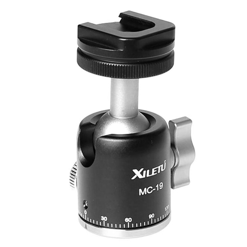 XILETU MC 19 Aluminum Alloy Mini Ball Head W 1 4 Inch Screw And Cold