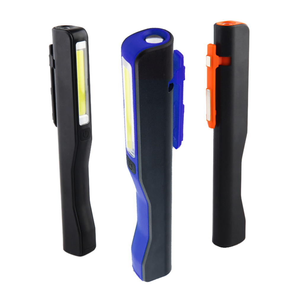 Cob Led Pen Licht Clip Magneet Usb Werk Inspectie Grandado