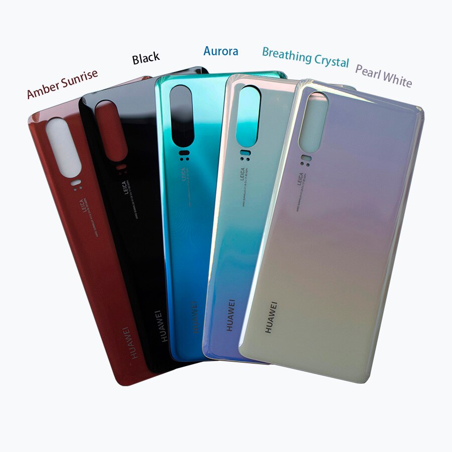 P Glass Rear Housing Cover For Huawei P Back Door Replacement