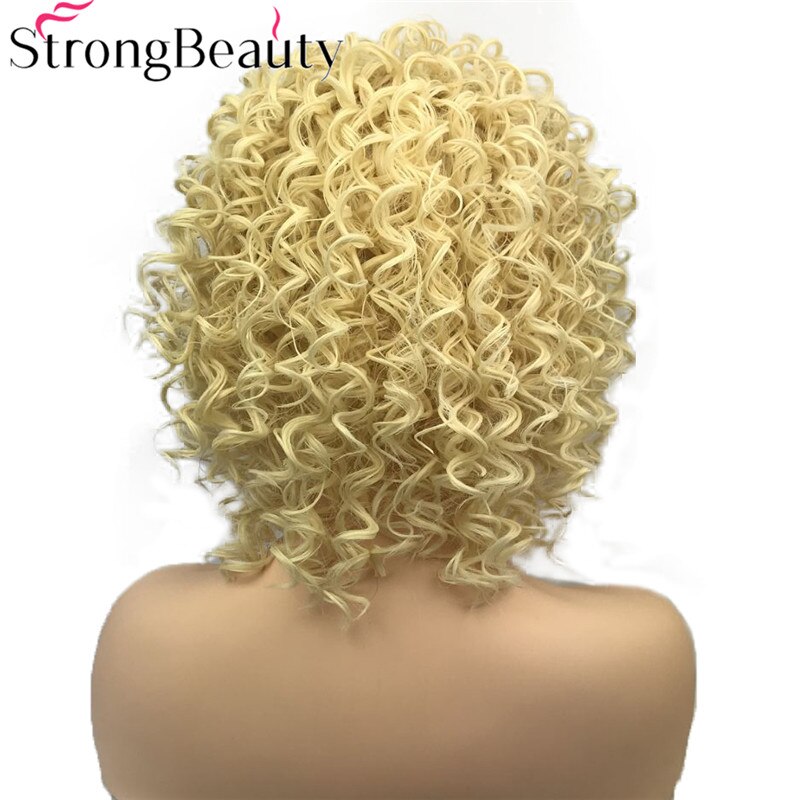 Strongbeauty Blond Front Parykk Syntetisk H R Midd Grandado