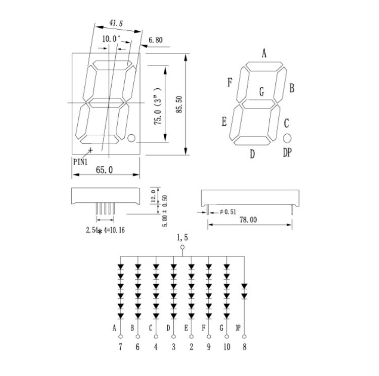 Dip Digitale Buis Inches Rood Segment In L Grandado