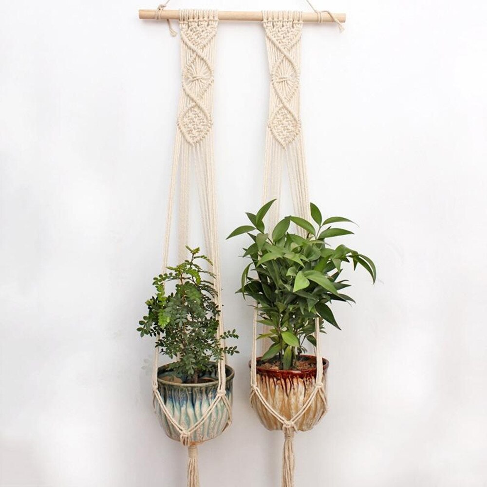 Macrame Opknoping Plant Mand Muur Plant Hanger Opk Grandado