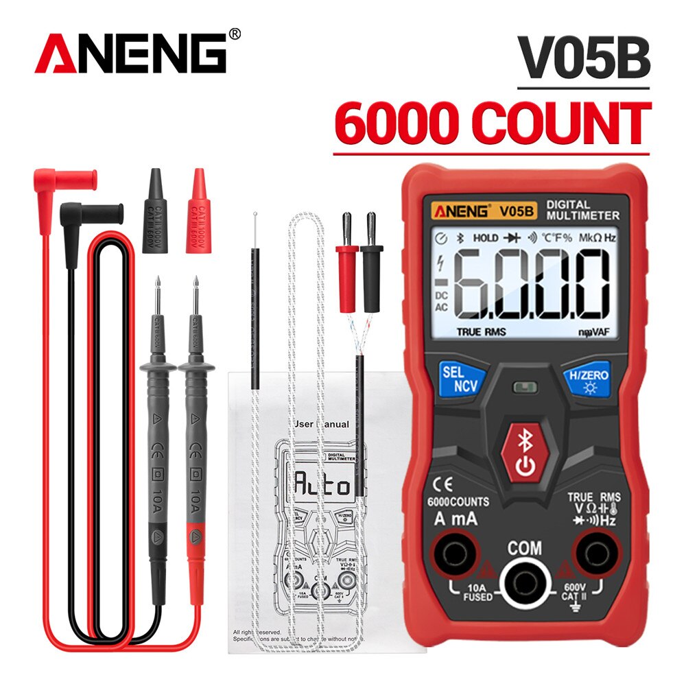 V05B Digital 6000 Counts Analog Multimeter AC DC C Grandado