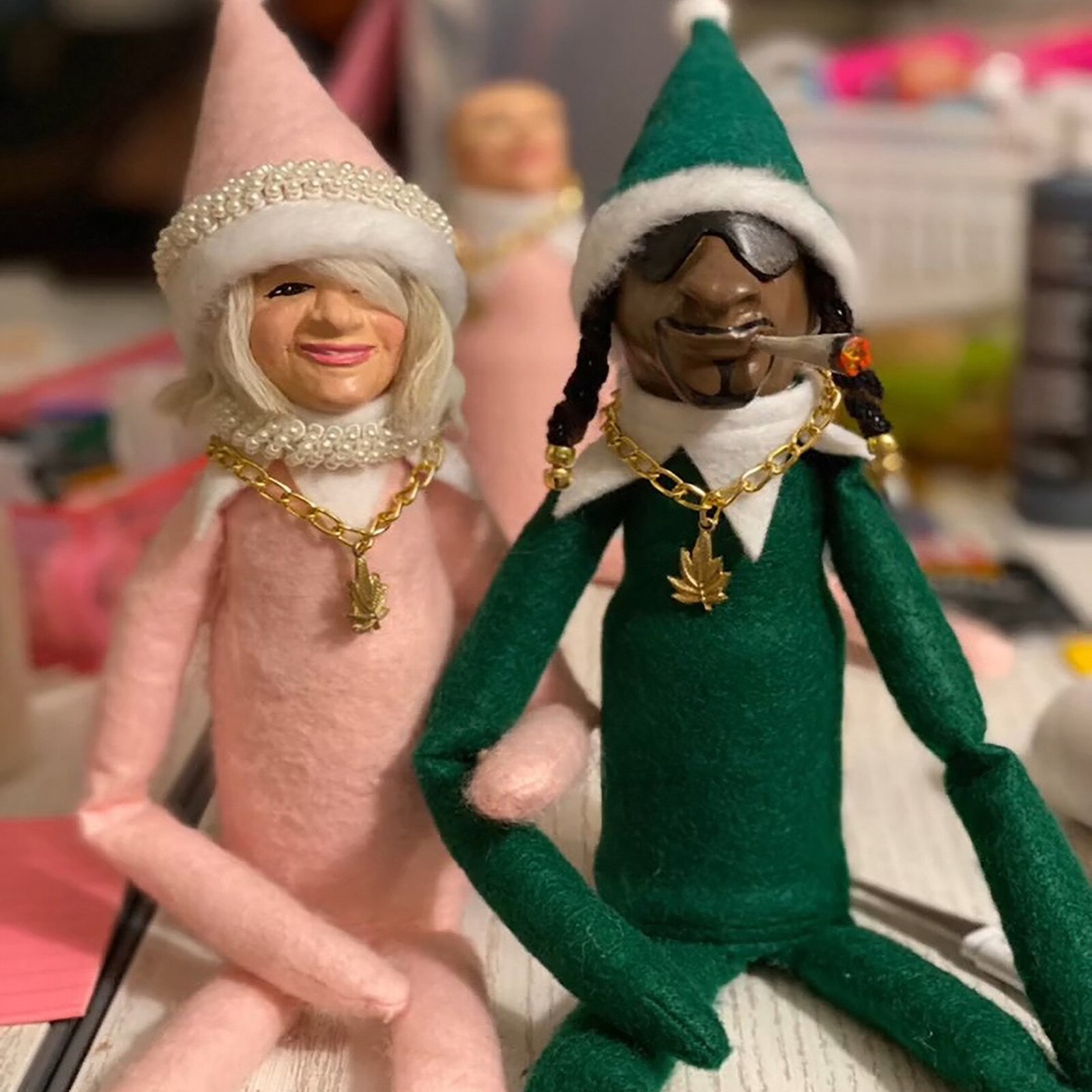 Novelty Diy Rap Star Snoop On A Stoop Elf Doll Spy Grandado