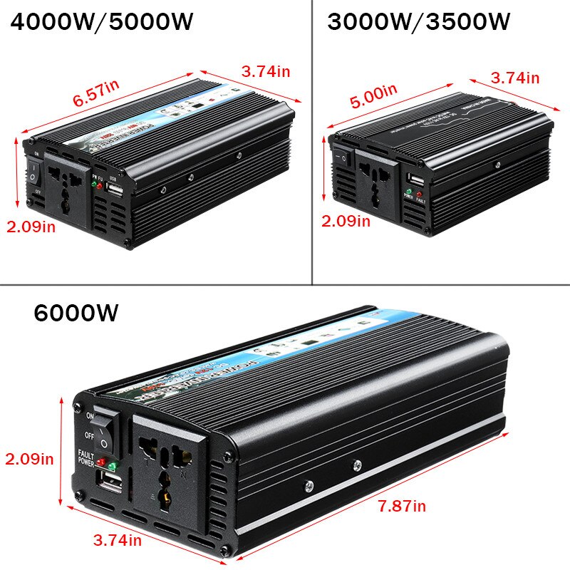 Auto Inverter W Dc V Om A Grandado