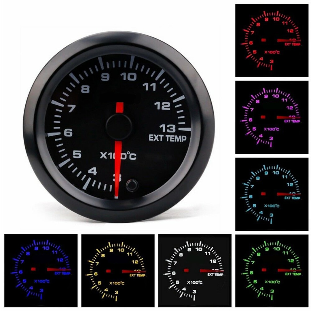 Set Car Auto V Mm Kleuren Universal Exhaust Gas Temp Gauge