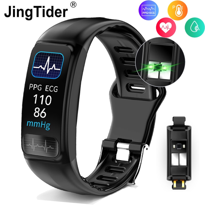 P Ecg Ppg Spo Smart Bracelet Heart Rate Blood P Grandado