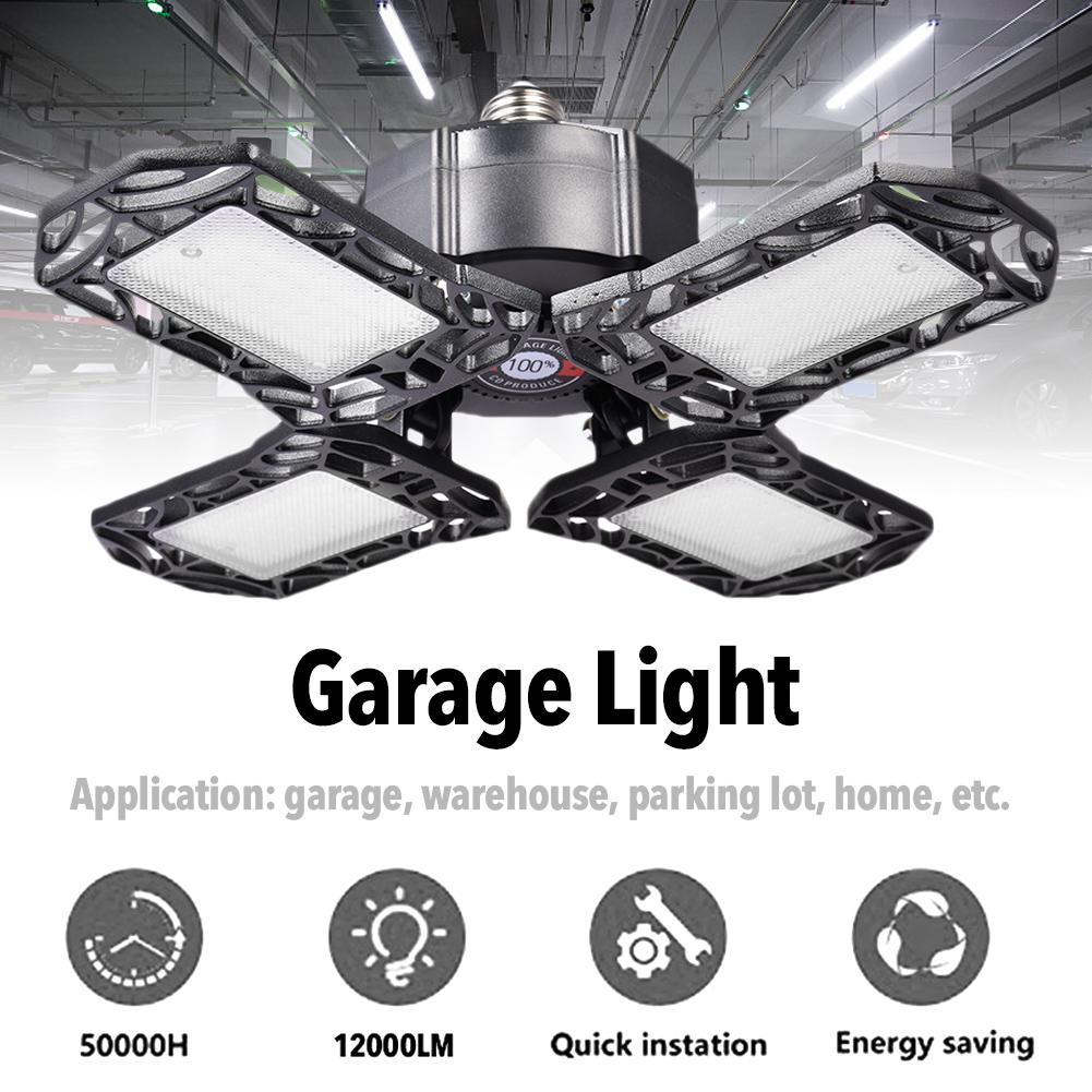 Pcs Ultradunne W Led Garage Licht Vervormbare Grandado