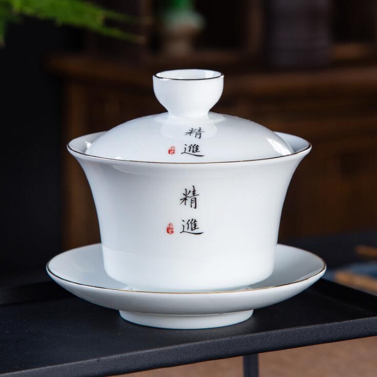 180 Ml Thee Set Gaiwan Keramische Theewaar Sets Po Grandado