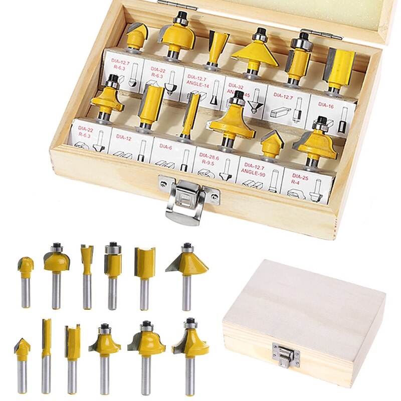 Pcs Schacht Hardmetalen Router Bit Set To Grandado