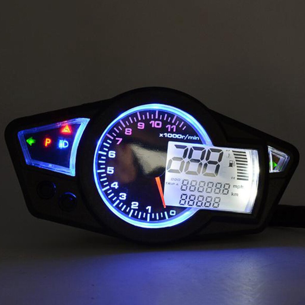 Mph Kmh Rpm Lcd Digital Tachometer Tachomete Grandado