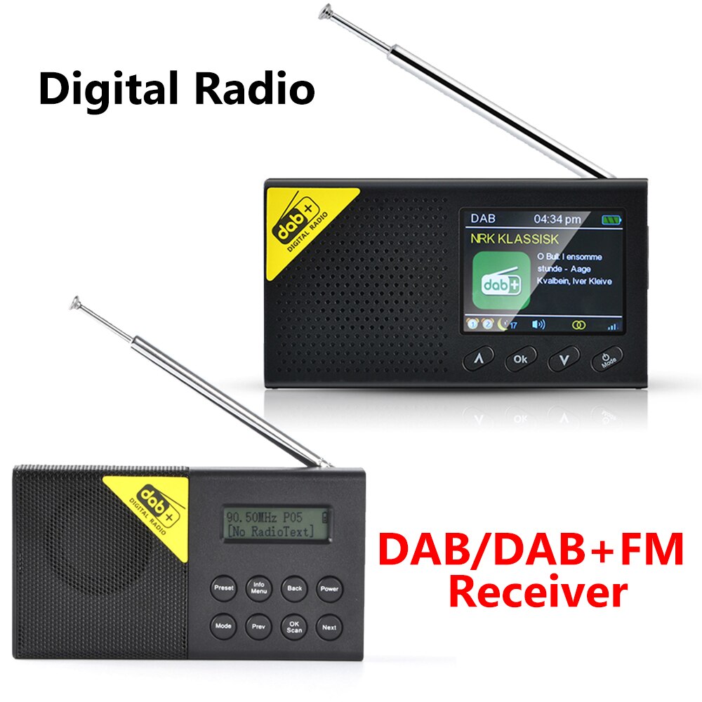 Draagbare Lcd Scherm Bluetooth Digitale Radio Dab Grandado