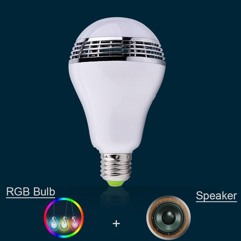 Wifi Smart Rgb E Lamp Bluetooth Audio Speakers Lamp Dimbare Led