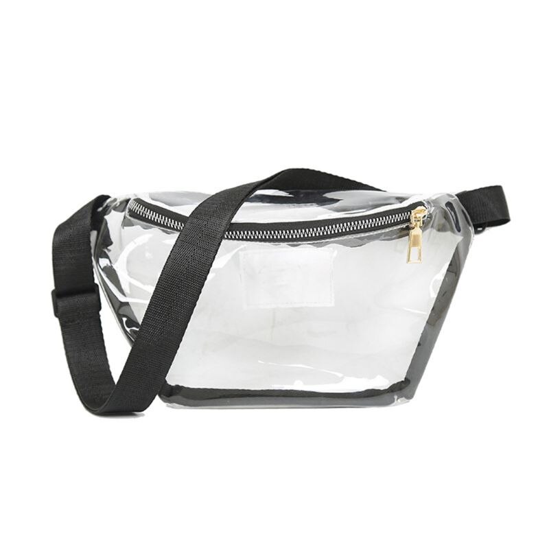 Vrouwen Transparante Heuptas Pvc Fanny Hip Packs M Grandado