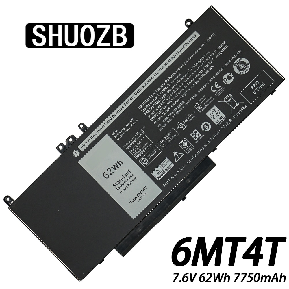 Shuozb Laptop Batterie Mt T V Y Txf M Vrk V Y F R Dell Breite