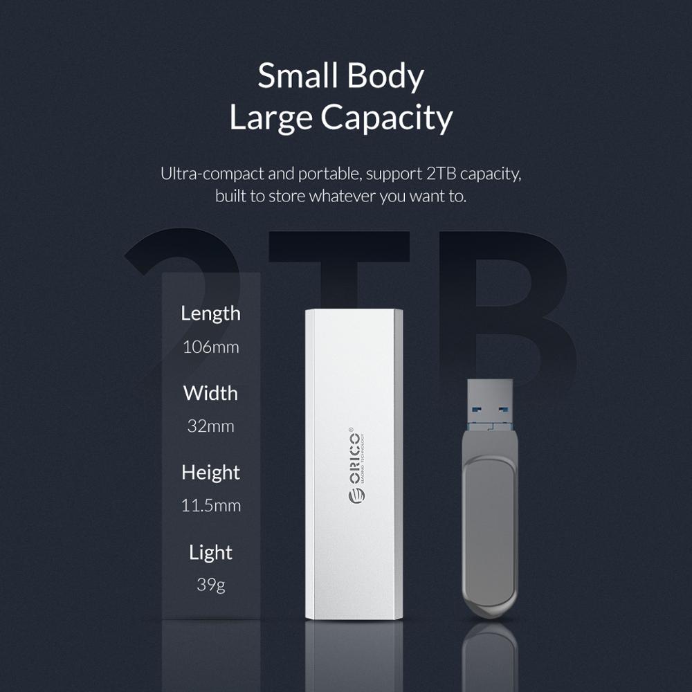 Orico M Ssd Durumda Nvme Muhafaza M Usb Tip C Ssd Adapt R
