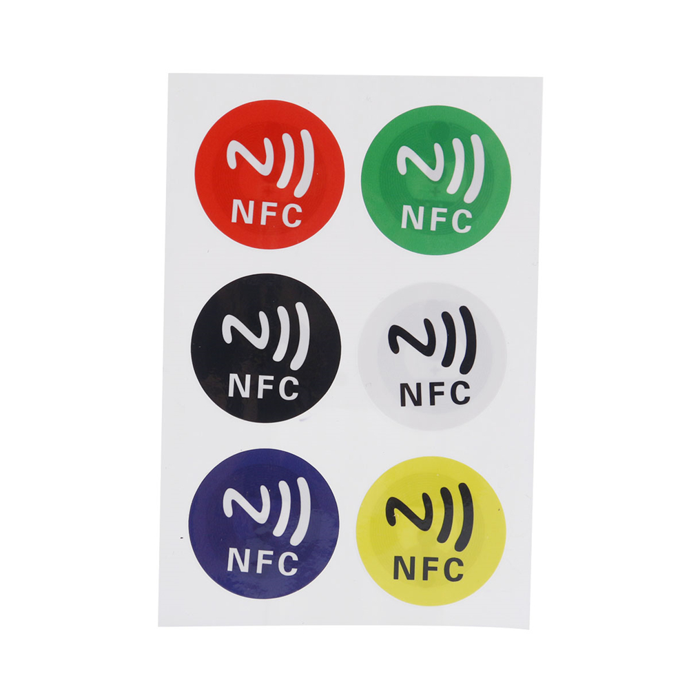 6 Teile Los Neue NFC Stichworte Aufkleber NTAG213 Grandado