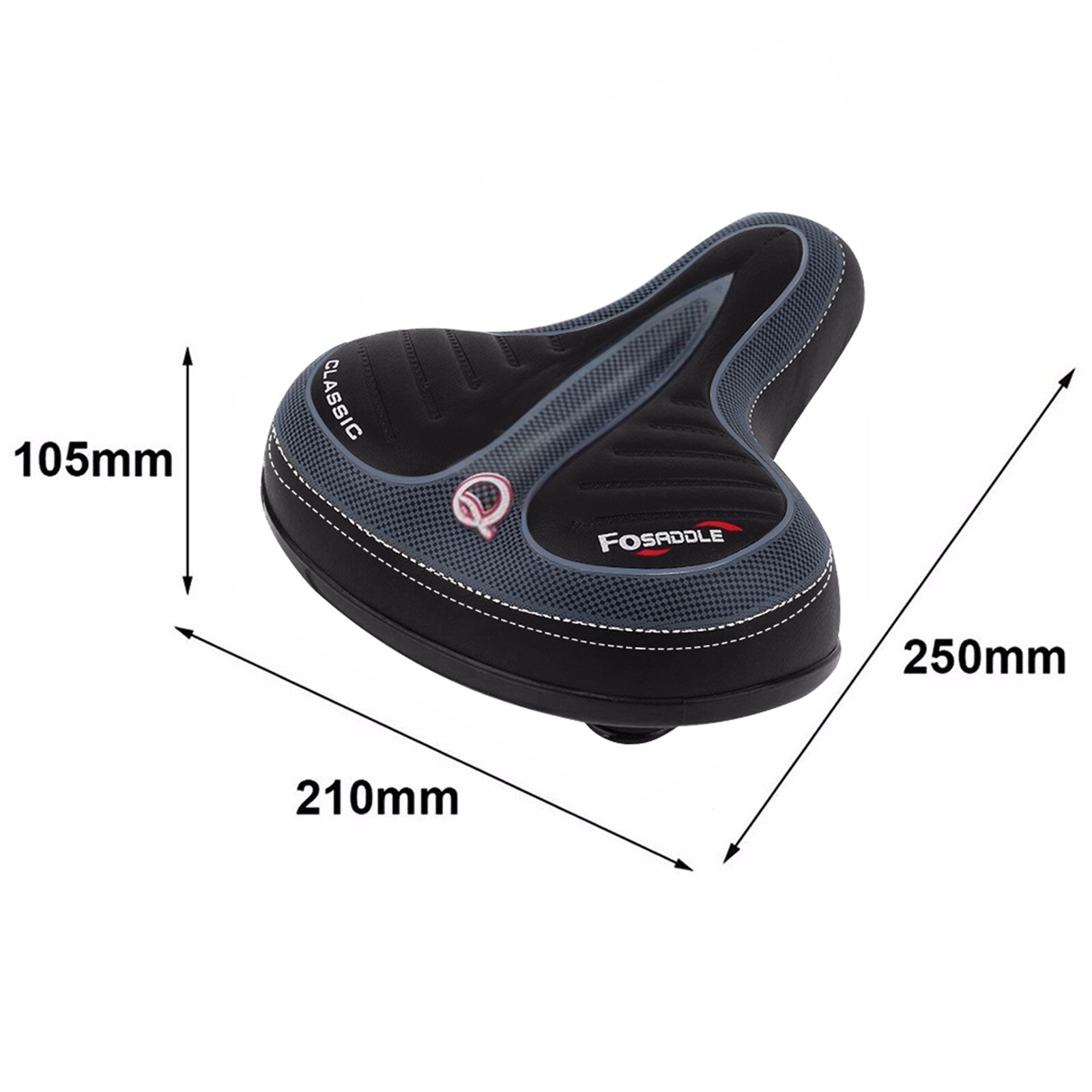 Comfortabele Grote Bum Fiets Zadel Seat Road M Grandado