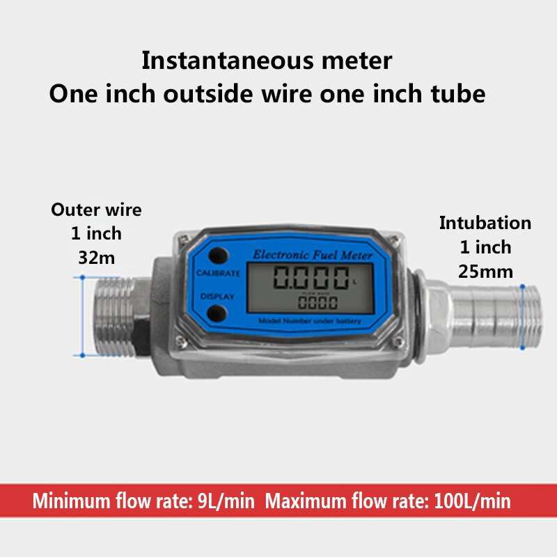 Débitmètre à jauge numérique de carburant K24 mé Grandado