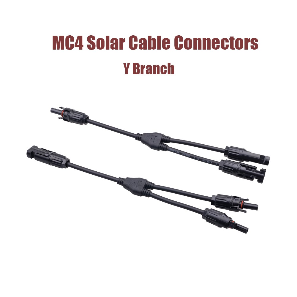 Par MC4 Conectores Y Rama 1 A 2 Cable Adaptador Pa Grandado