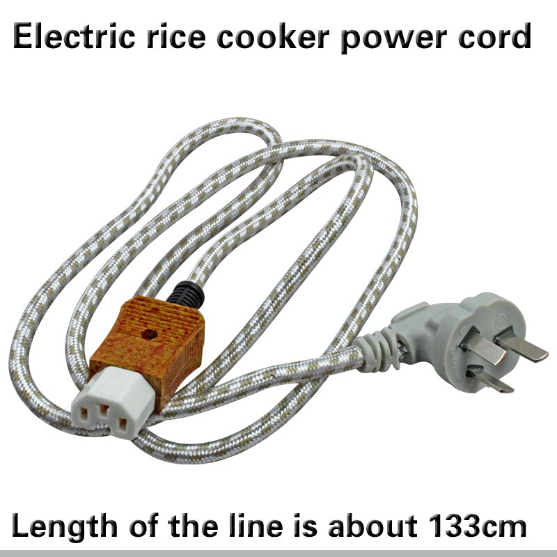 Three Hole Ceramic Plug Power Cord Rice Cooker Ket Grandado