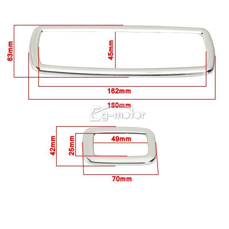 Ücretsiz kargo krom İç kapı pencere anahtarı kapağı trimler Jeep Grand