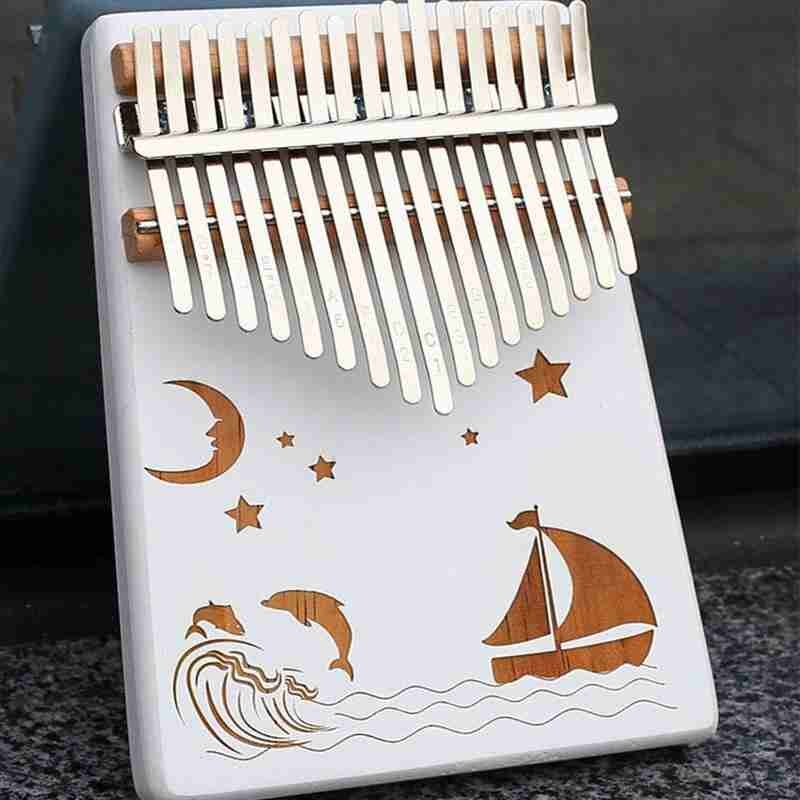 Thumb Piano Kalimba Key Hout Mahonie Calimba Bo Grandado