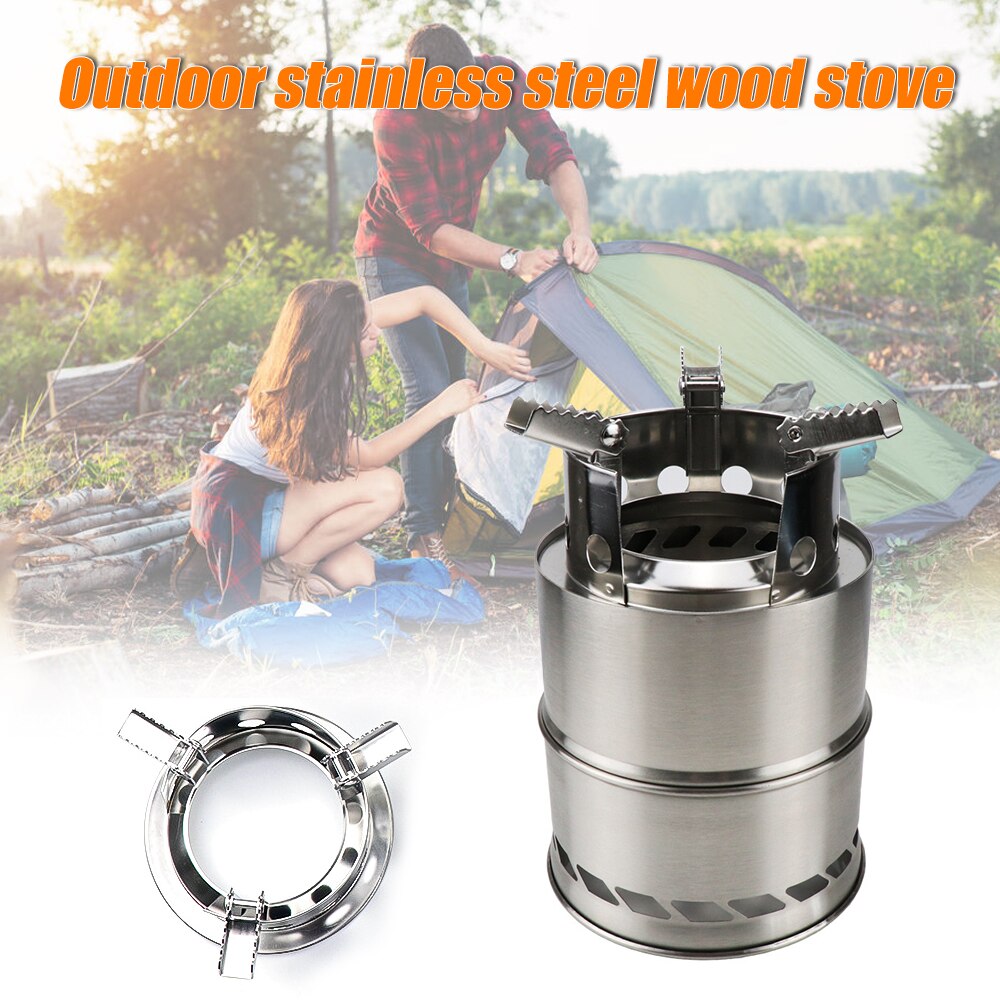 Detachable Wood Stove Camping Portable Wood Burning Stoves Burning