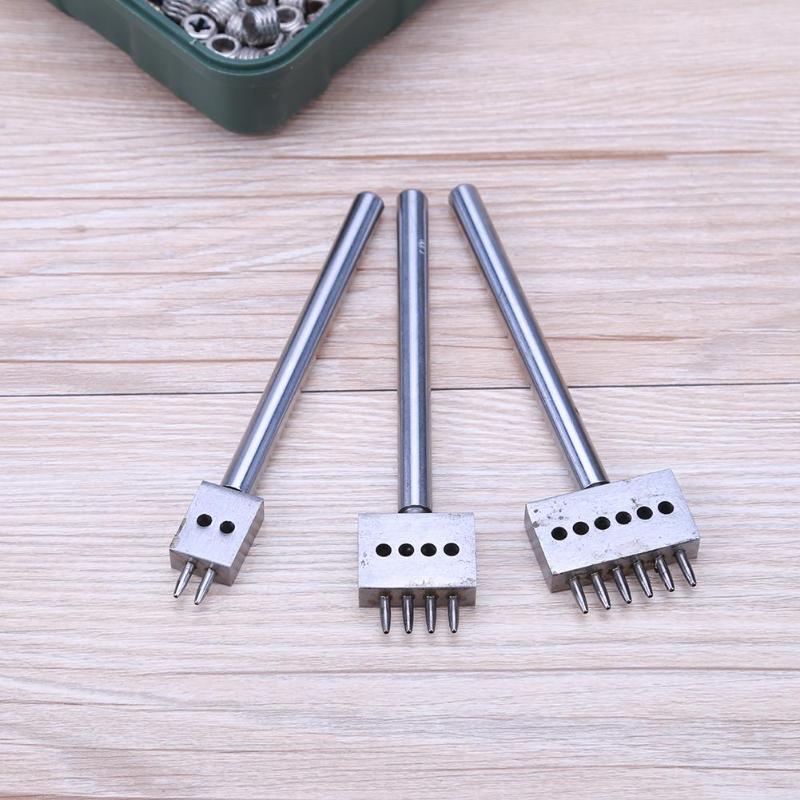 3Pcs 4Mm Ronde Leer Hobbygereedschappen Perforator Grandado